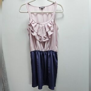 Express Womens Dress Pink /Purple Pockets Size M